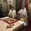 Крещение Господне в храме Положения Ризы Господней на Донской