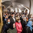 Молебен у мощей блаженной Матроны Московской