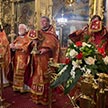 Пасхальная ночная Божественная Литургия в храме Ризоположения на Донской