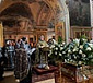 Вечерня с выносом Плащаницы Спасителя