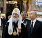 Президент России Владимир Путин посетил Кронштадтский Морской собор