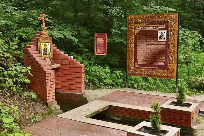 Жаренский источник. Фото 2010 г.