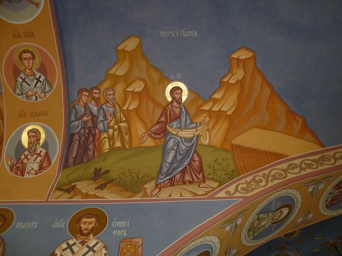Притча о сеятеле. В.И.Щербинин. Роспись Успенского кафедрального собора г. Иваново. Фото: iv-eparhya.blogspot.ru