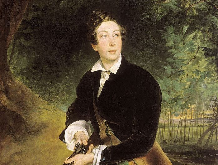 К. П. Брюллов. Портрет Алексея Толстого в юности (1836)