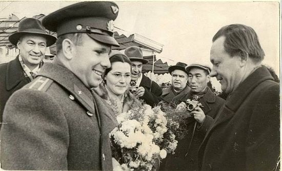 Гагарин в Ташкенте