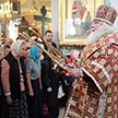 Божественная Литургия в храме Ризоположения
