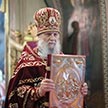 Божественная Литургия в храме Ризоположения
