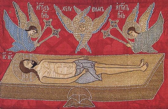Христос во гробе